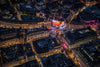 Night aerial view of Piccadilly Circus, London. 373165