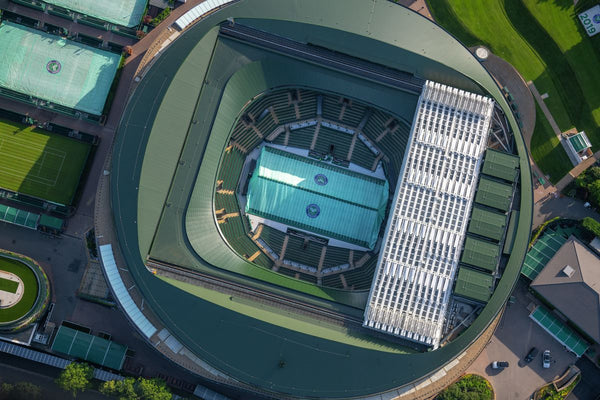 Aerial view of Centre Court, Wimbledon. 383052