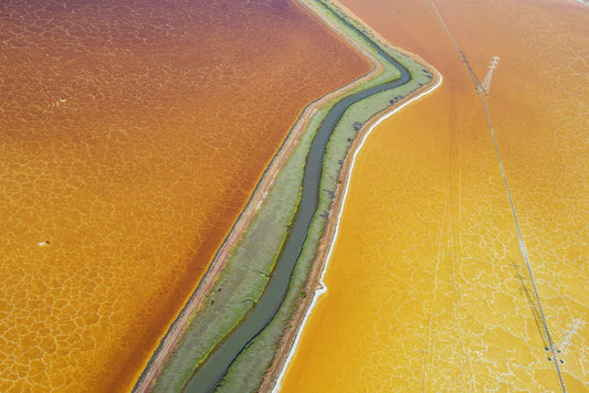 SAN FRANCISCO BAY SALT PONDS.  8633