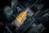 Aerial view of the Chrysler Building, New York. 5108