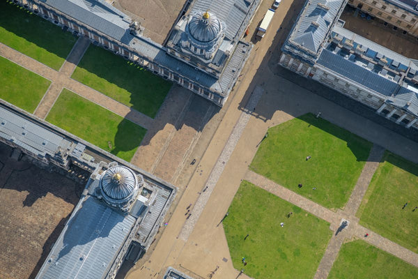 Aerial view of Old Royal Naval College, Greenwich, London. 382567