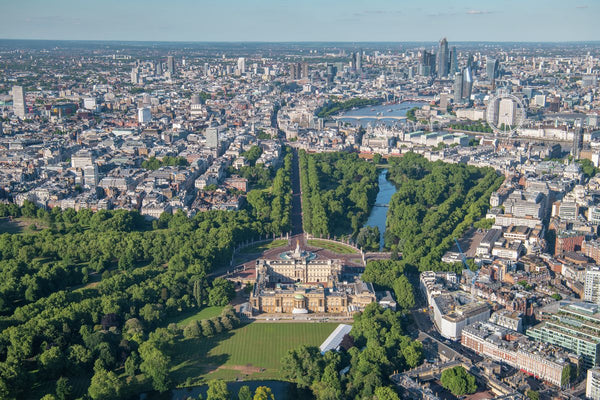 Buckingham Palace, Westminster, aerial view, London. 362896